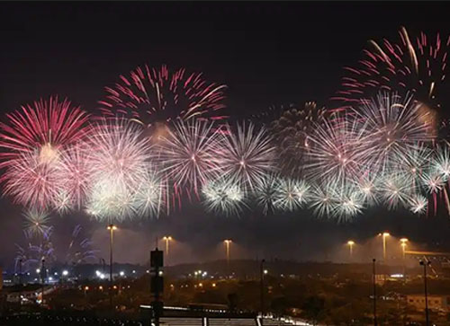 元氏县焰火晚会